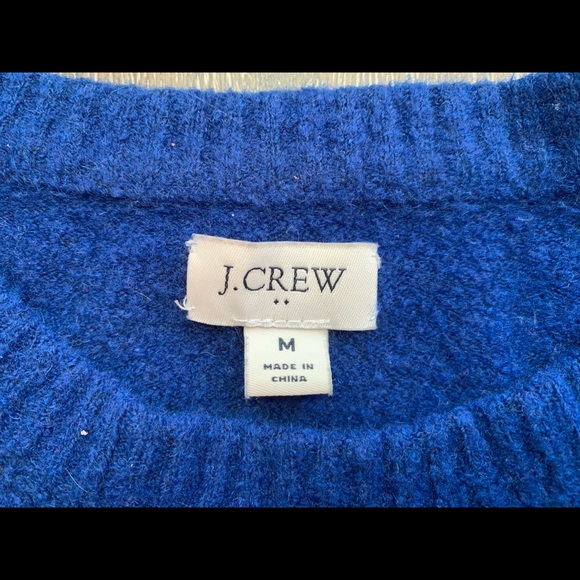 J. Crew Cobalt Blue Sweater - Picture 2 of 2